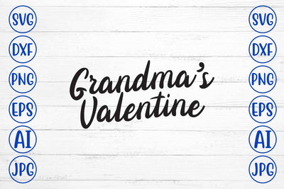 Grandma’s Valentine SVG Design SVG Syaman 
