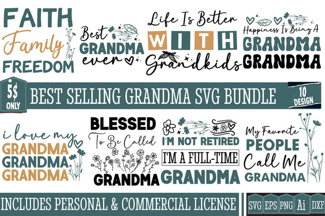 Grandmother Svg Bundle,Grandma SVG Bundle,Grandma SVG Cut File,Grandma Svg Design,Grandmother Svg ,Grandma,Mimi SVG SVG BlackCatsMedia 