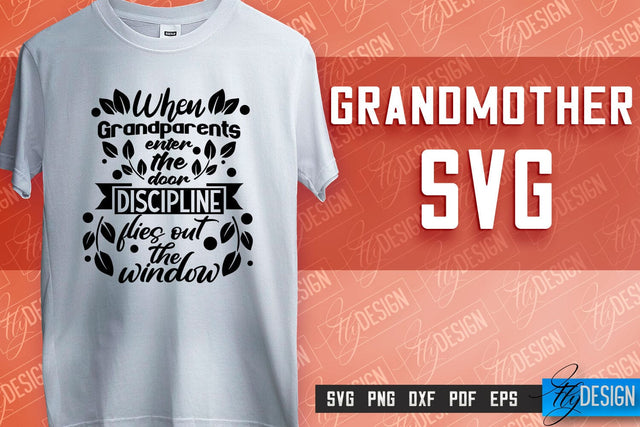 Grandmother SVG Printing | Grandmother Quotes SVG Design | SVG File SVG Fly Design 