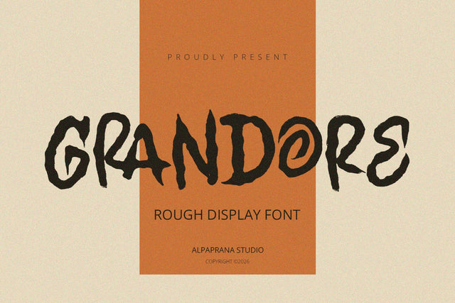 Grandore - Display Font Font Alpaprana Studio 