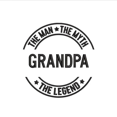 Grandpa Machine Embroidery Design, 4 sizes, Instant download Embroidery/Applique DESIGNS Nino Nadaraia 