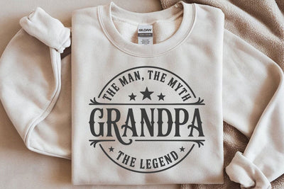 Grandpa Svg, Grandpa the Man the Myth the Legend Svg, Grandpa Png, Grandpa The legend, Fathers Day Svg SVG DesignDestine 