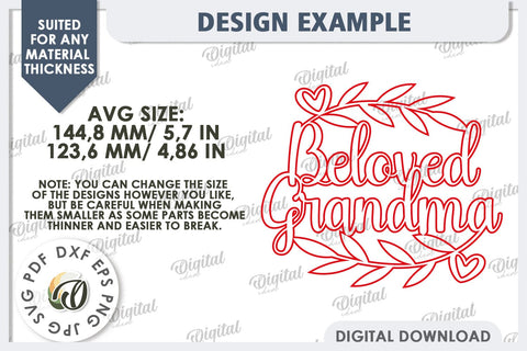 Grandparents Signs Laser Cut Bundle. Wall Decor SVG SVG Evgenyia Guschina 