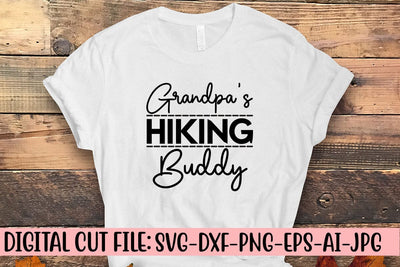 Grandpa's Hiking Buddy SVG Syaman 