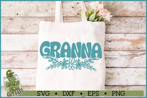 Granna Flowers SVG File SVG Crunchy Pickle 