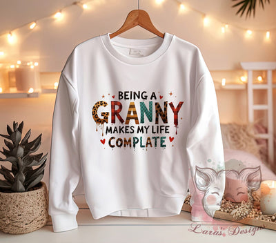 Granny Life PNG, Proud Grandma, Sublimation Design, Digital Download, Family Love, Grandma Gifts, Cute Quote, Grandparent Art Sublimation Lara' s Designs 