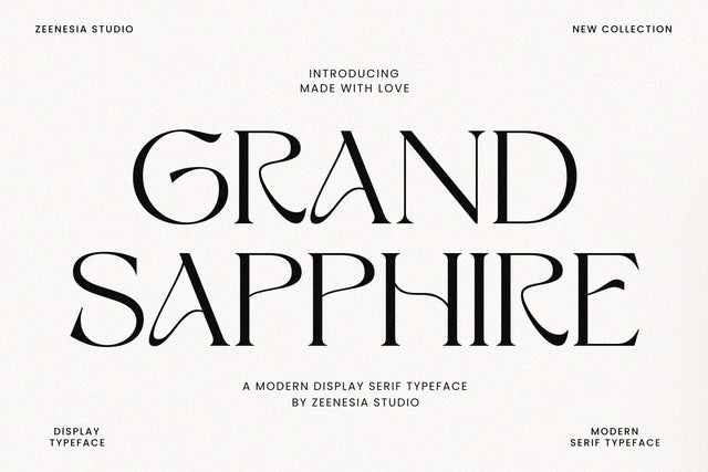 Grans Sapphire Font Zeenesia Std 