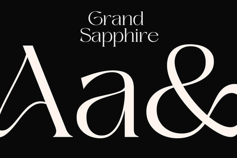 Grans Sapphire Font Zeenesia Std 