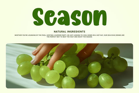 Grapefruit Font Mozarella 