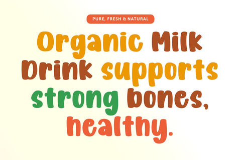 Grapefruit Font Mozarella 