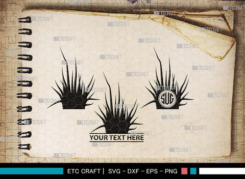 Grass Monogram, Grass Silhouette, Grass SVG, Field Svg, Wild Grass Svg, Lawn Svg, Floral Grass Svg, SB00498 SVG ETC Craft 