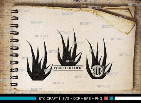 Grass Monogram, Grass Silhouette, Grass SVG, Field Svg, Wild Grass Svg, Lawn Svg, Floral Grass Svg, SB00498 SVG ETC Craft 