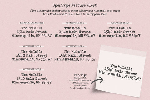 Grassroots Typewriter Font Font Beck McCormick 