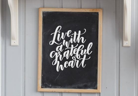 Grateful Heart | Live with a Grateful Heart | Faith SVG SVG Ikonart Design Shop 