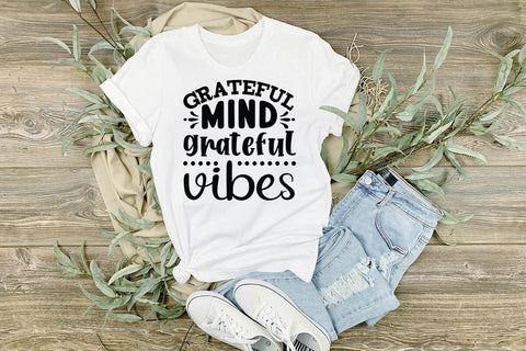 Grateful mind grateful vibes SVG Angelina750 