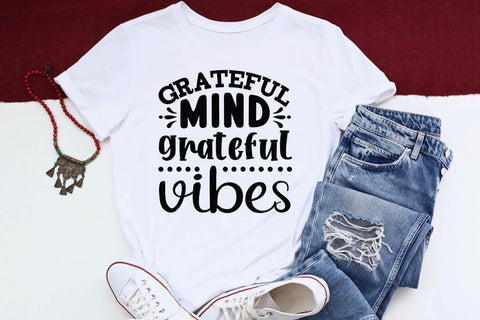 Grateful mind grateful vibes SVG Angelina750 