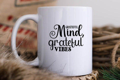 Grateful mind grateful vibes SVG Angelina750 