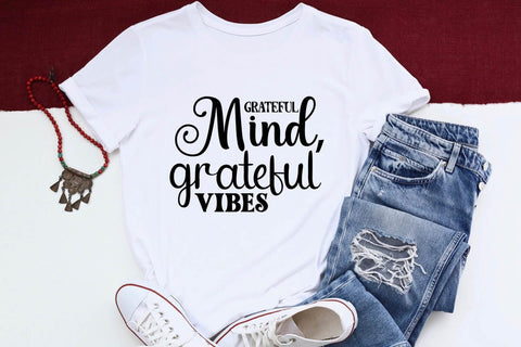 Grateful mind grateful vibes SVG Angelina750 