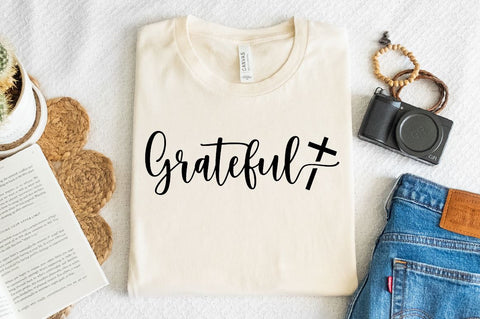 Grateful Sleeve SVG Design, Christian Sleeve SVG, Faith SVG Design, Jesus Sleeve SVG SVG Regulrcrative 