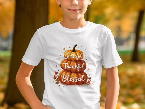 Grateful Thankful Blessed Fall Sublimation PNG Sublimation Luvleigh Digitals 