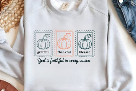 Grateful Thankful Blessed God Is Faithful In Ever Season SVG Angelina750 