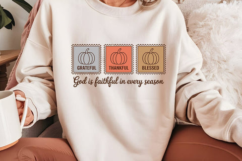 Grateful Thankful Blessed SVG Angelina750 