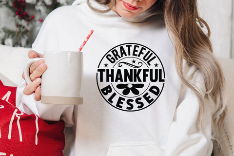 Grateful Thankful Blessed SVG Angelina750 