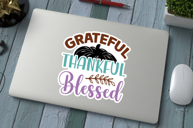 Grateful Thankful Blessed SVG Angelina750 