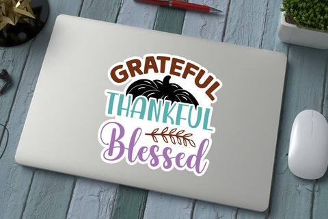 Grateful Thankful Blessed SVG Angelina750 