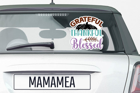 Grateful Thankful Blessed SVG Angelina750 