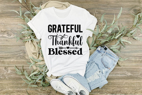 Grateful Thankful Blessed SVG Angelina750 