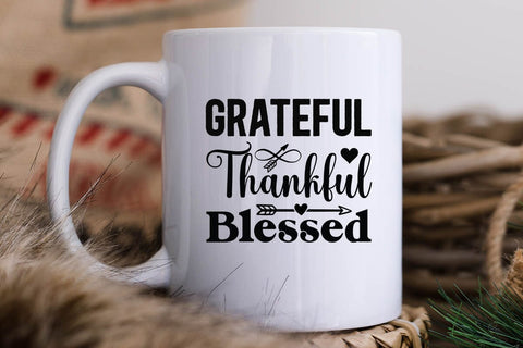 Grateful Thankful Blessed SVG Angelina750 