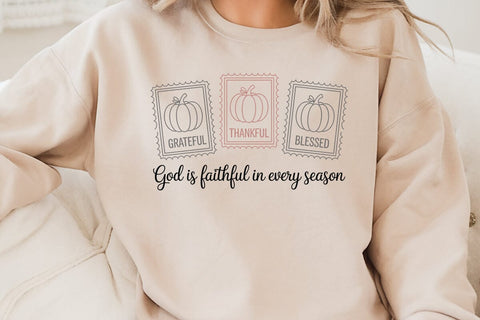 Grateful Thankful Blessed SVG Angelina750 