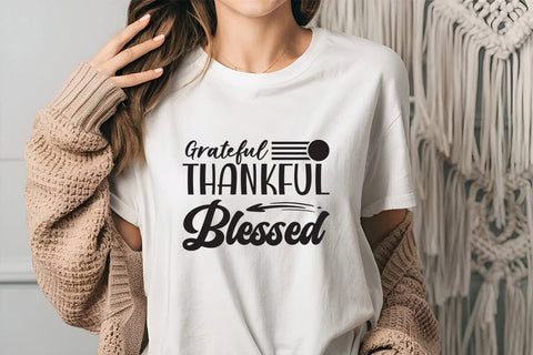 Grateful Thankful Blessed SVG Angelina750 