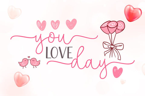 Grateful Valentine Font Duo Font Rotterlab studio 