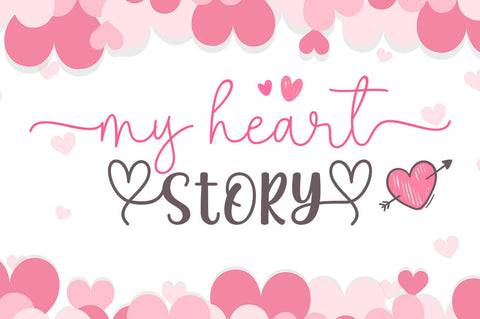 Grateful Valentine Font Duo Font Rotterlab studio 