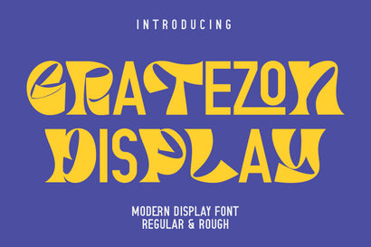 Gratezon – Display Font Font Irvan Randi 