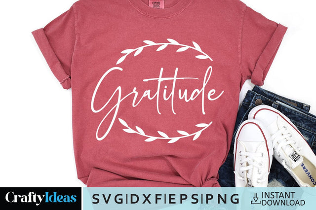 Gratitude SVG SVG Crafty Ideas 