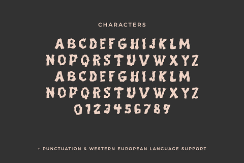 Gravedust - A Scary Display Font Font Beck McCormick 