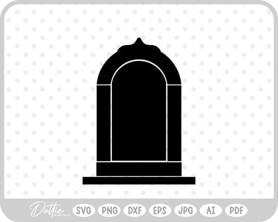 Gravestone Cemetery RIP Halloween SVG DottieDigitals 