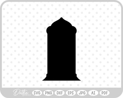 Gravestone Cemetery RIP Halloween SVG DottieDigitals 