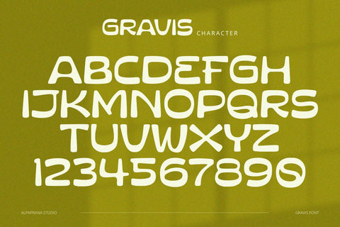 Gravis - Display Font Font Alpaprana Studio 