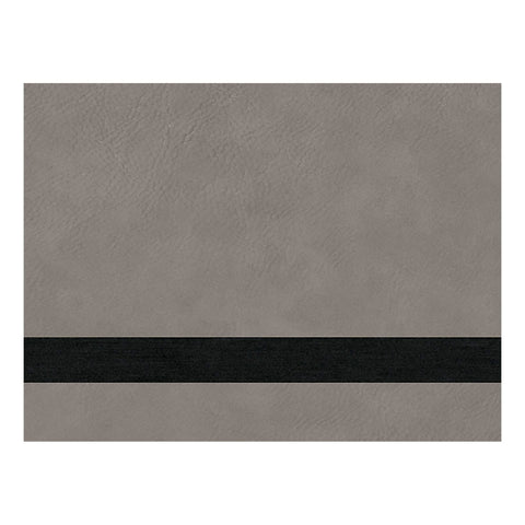Gray/Black Leatherette Sheet Physical Houston Acrylic 