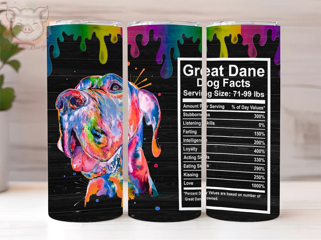 Great Dane Dog Gifts, Mothers Day, Fathers Day, Birthday Gifts for Dog Lovers, Dog Mom, Dog Dad, Great Dane Funny Facts PNG Downloads, Sublimation Design, Digital, Digital Download PNG Sublimation Lara' s Designs 