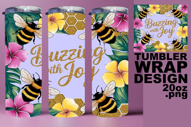 great for 20oz tumbler wraps! , High-quality PNG, Bee Sublimation HoodArtCraft 