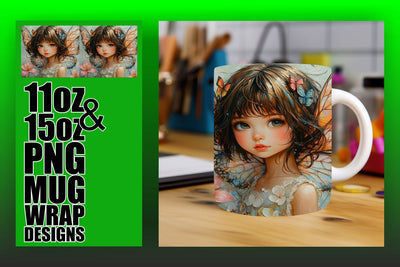 great for any creative project! , Beautifully designed mug wraps, Fairy Sublimation HoodArtCraft 