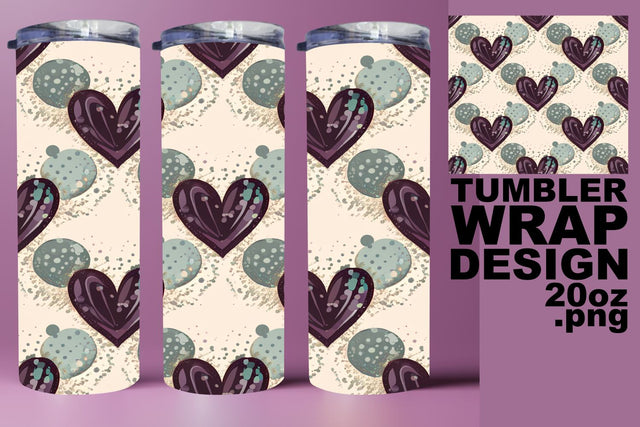 great for crafting fun! , Creative tumbler design, Heart Sublimation HoodArtCraft 