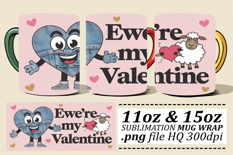 great for gifting! , Creative mug wrap designs, Valentines Sublimation afrosvg 
