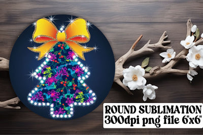 great for keychain sublimation projects! , Fun circle PNG files, Neon Xmas Sublimation afrosvg 