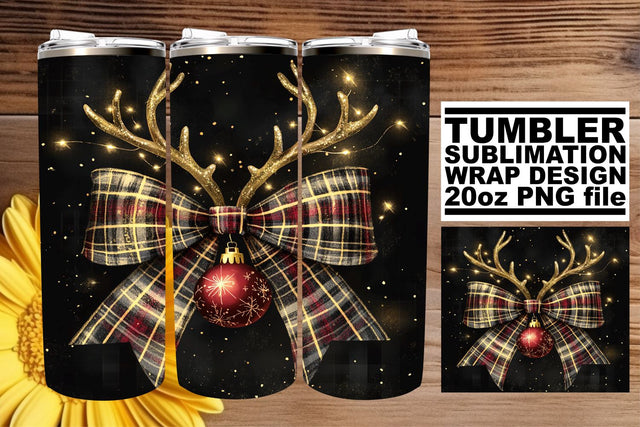great for personalized gifts! , Unique designs tumbler wrap, Christmas Bow Sublimation afrosvg 